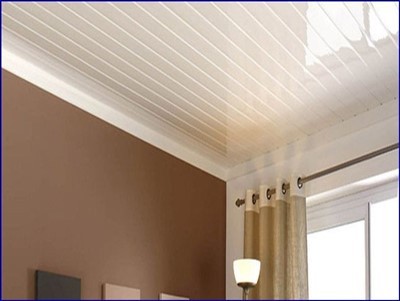 Panouri de tavan din PVC alb